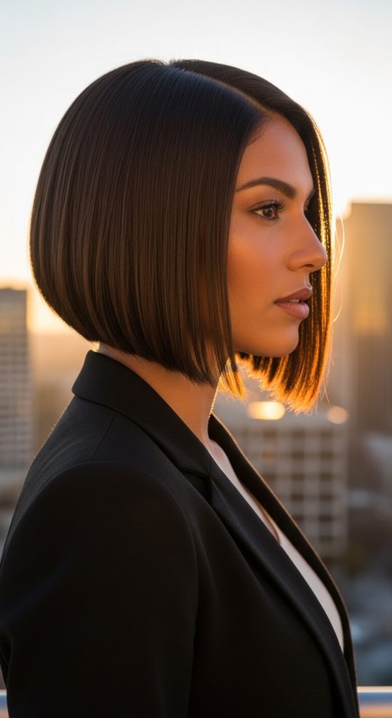 16. Textured Inverted Bob