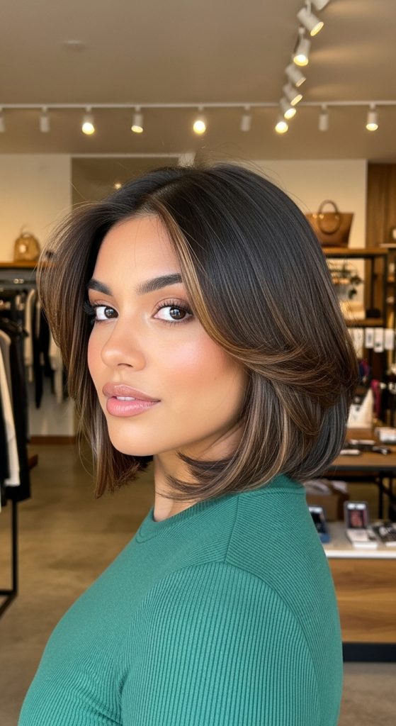 17. Bob with Face-Framing Layers