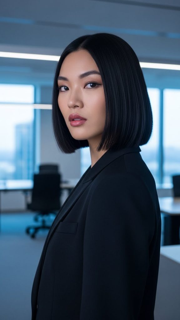 17. Polished Straight Bob