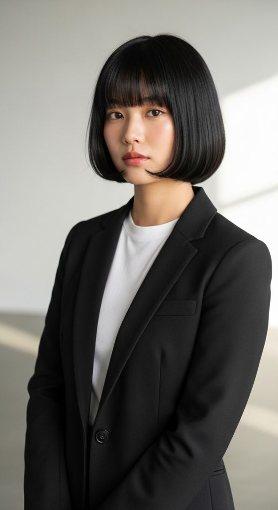 18. Blunt Layered Bob