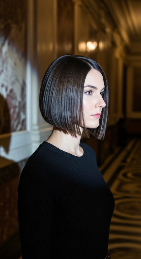 18. Curved Jawline Bob