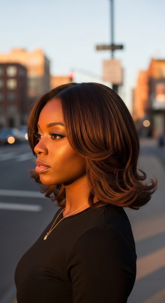 20. Stacked Layered Bob with Volume