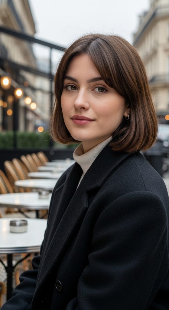 3. Chin-Length French Bob