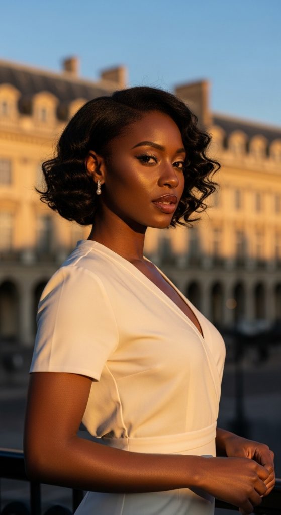 31. Retro Curly Short Bob