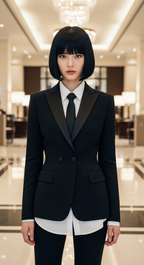 5. Glass Hair Blunt Bob