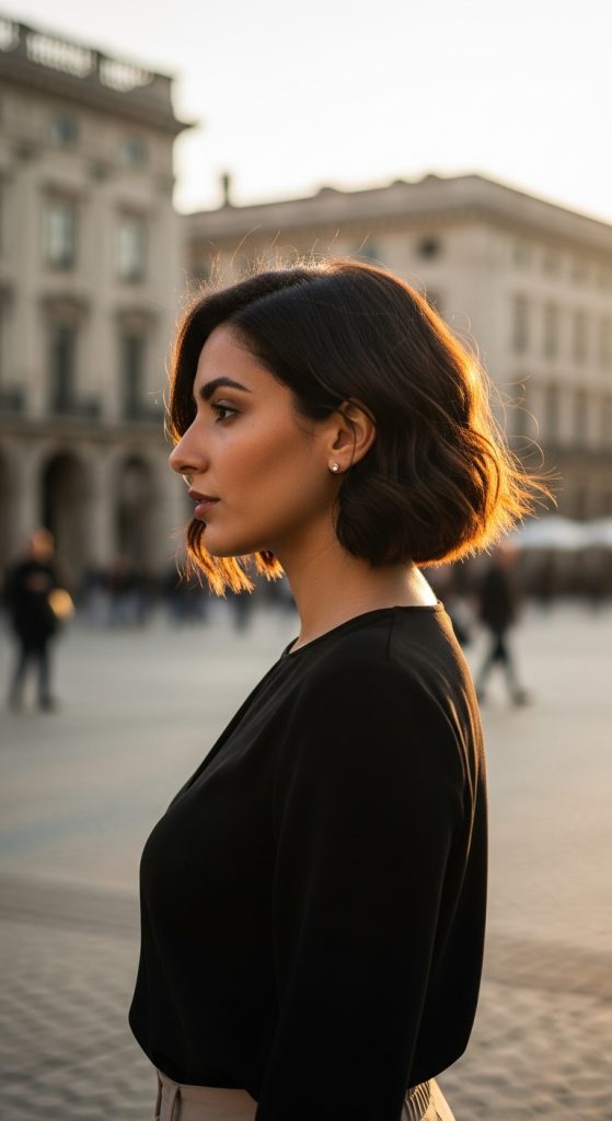 6. Stacked Short Bob