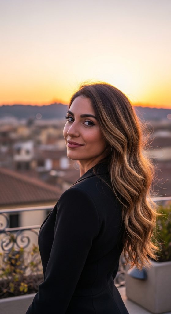 7. Long Bob (Lob) with Balayage