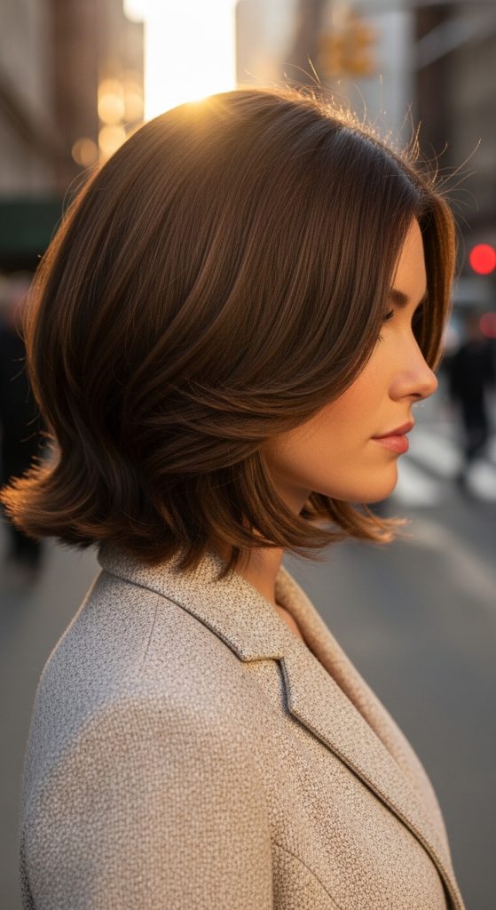 7. Stacked Layered Bob