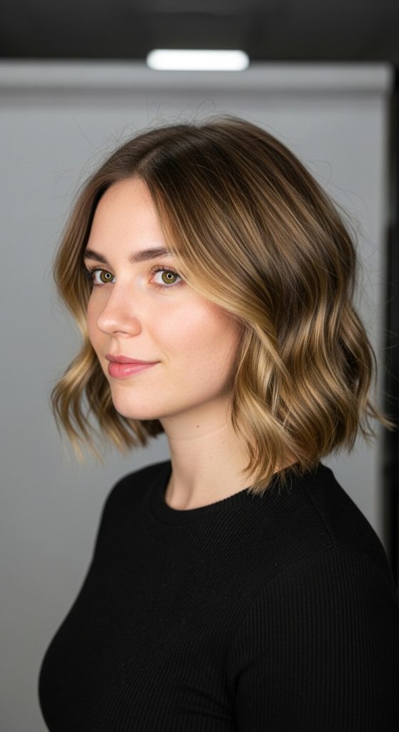 8. Textured Professional Bob