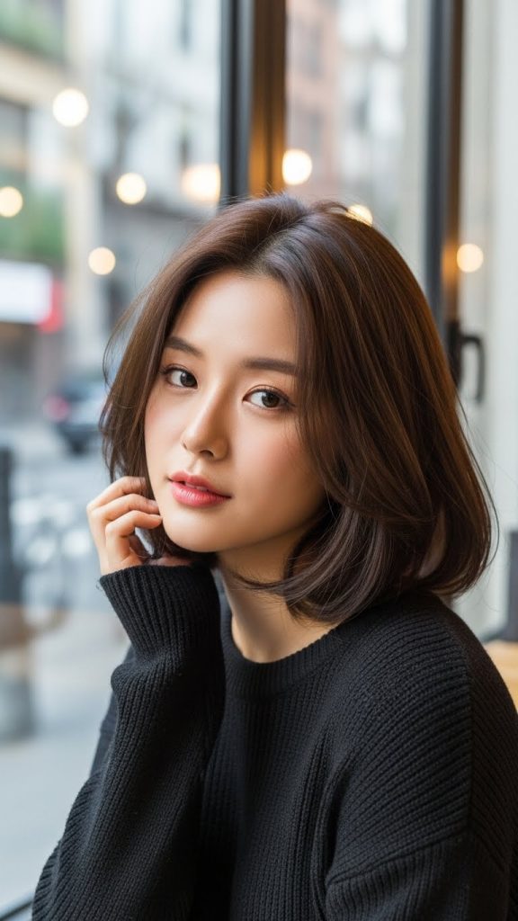 1. Wispy Layered Bob Bob Haircut