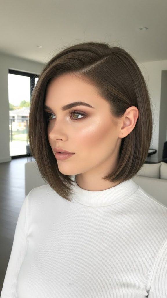 10. Angled Jaw-Length Bob