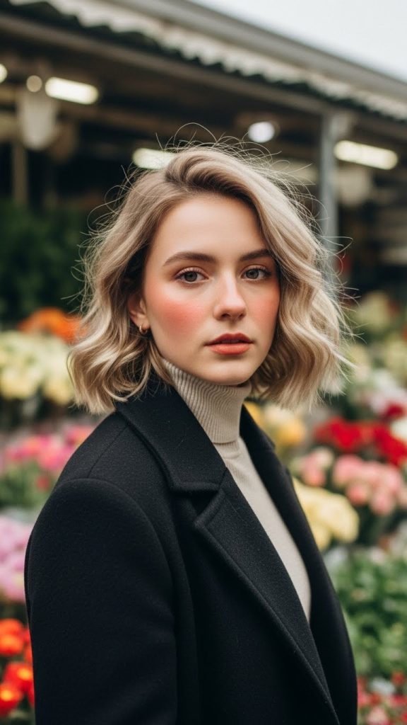 11. Soft Wavy Bob