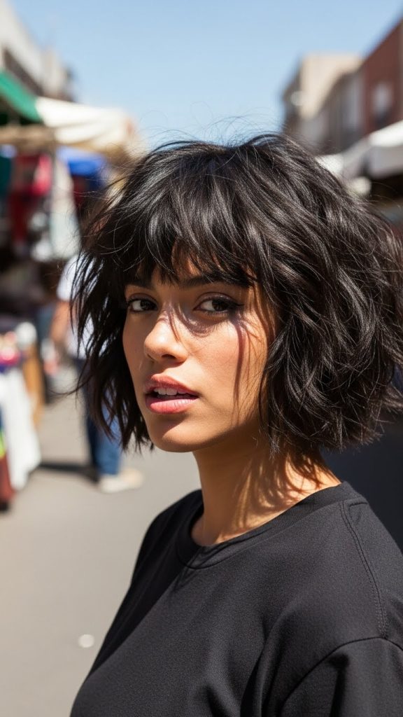 11. Textured Glam Bob