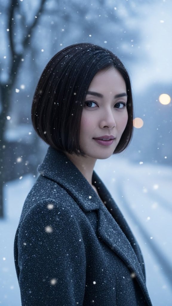 16. Sleek Rounded Bob