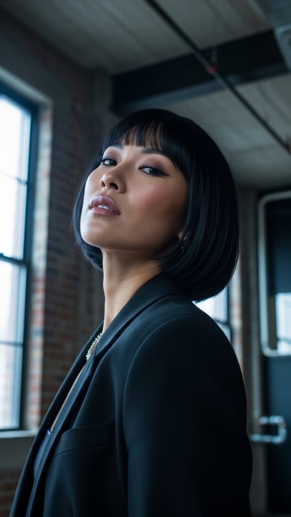 18. Choppy Blunt Bob