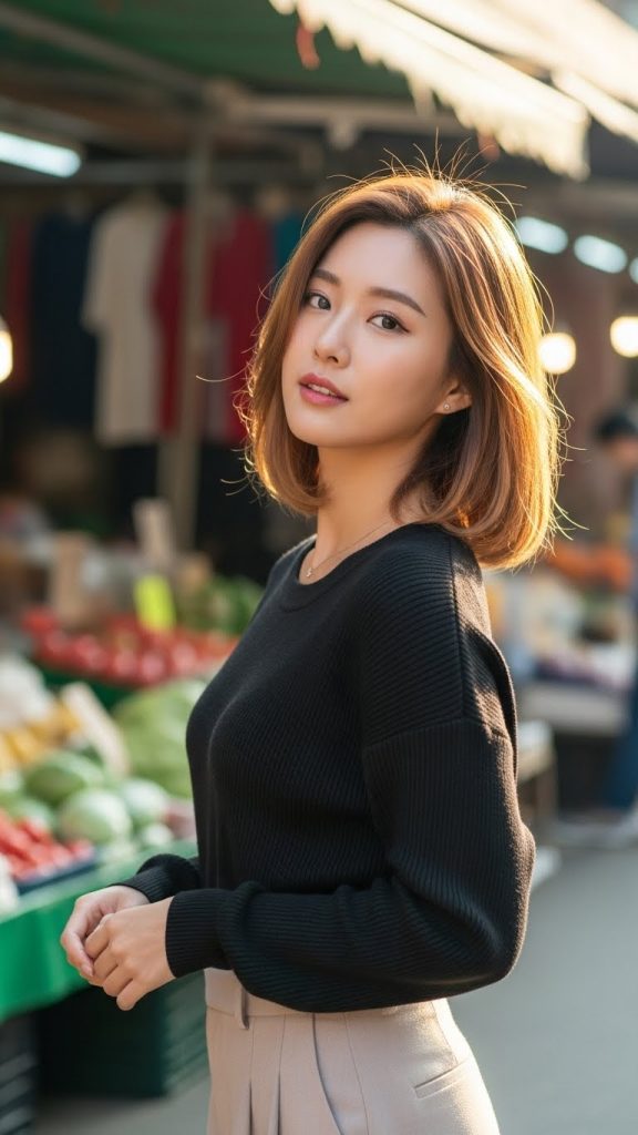 22. Chic Bob with Highlights